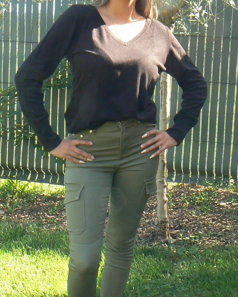 Pull noire Camaieu