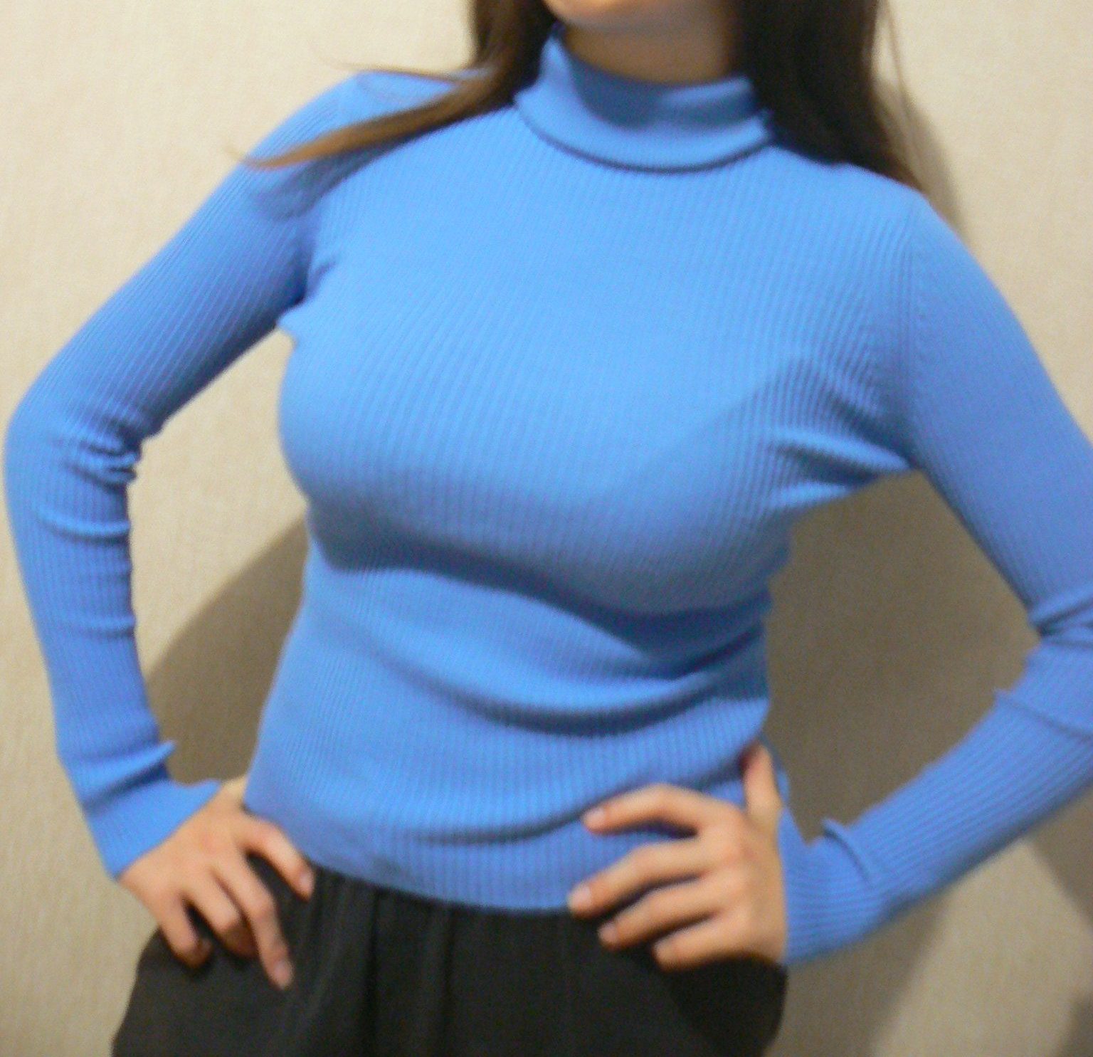 Pull col roulé Shein