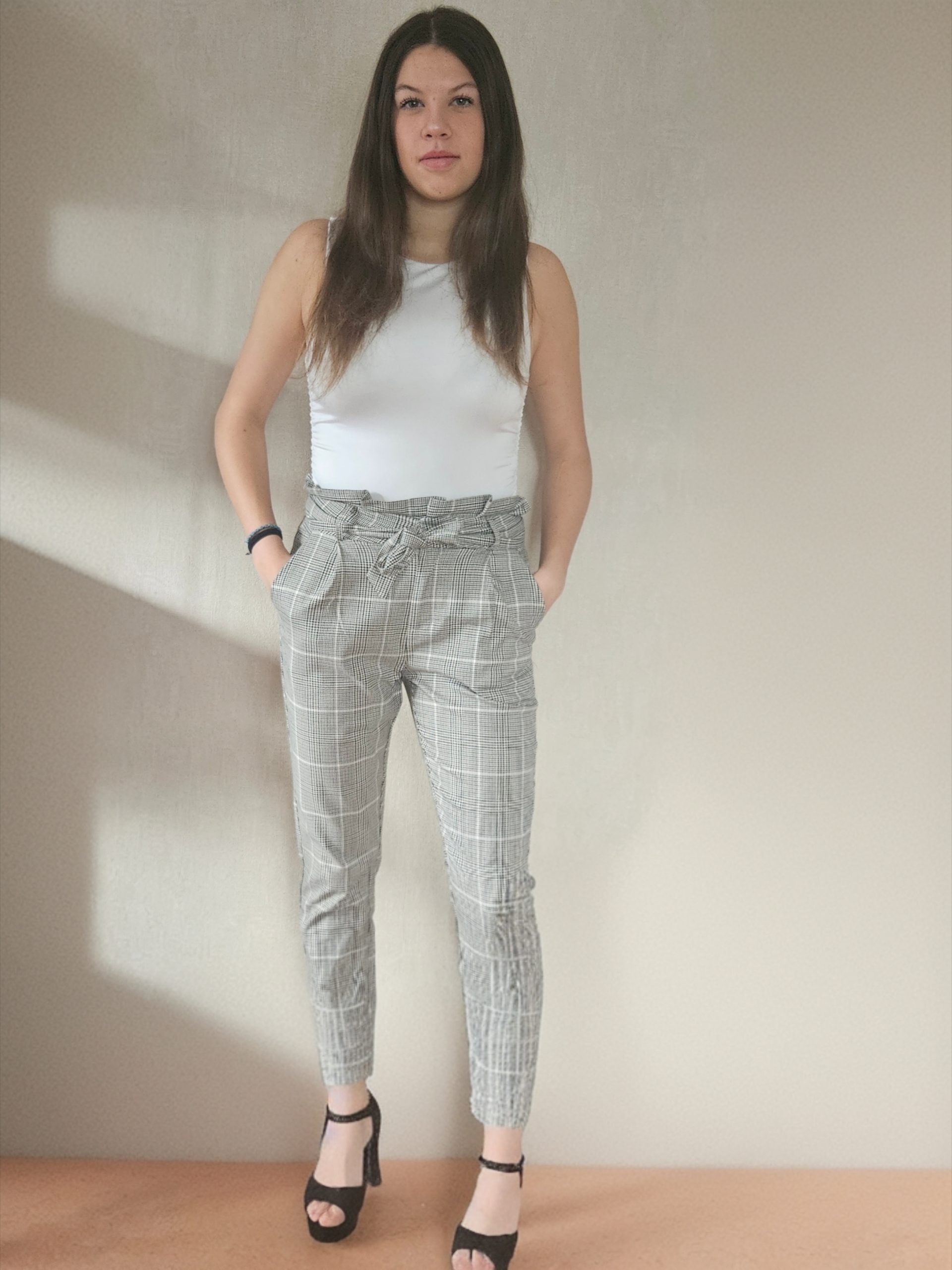 Pantalon taille haute