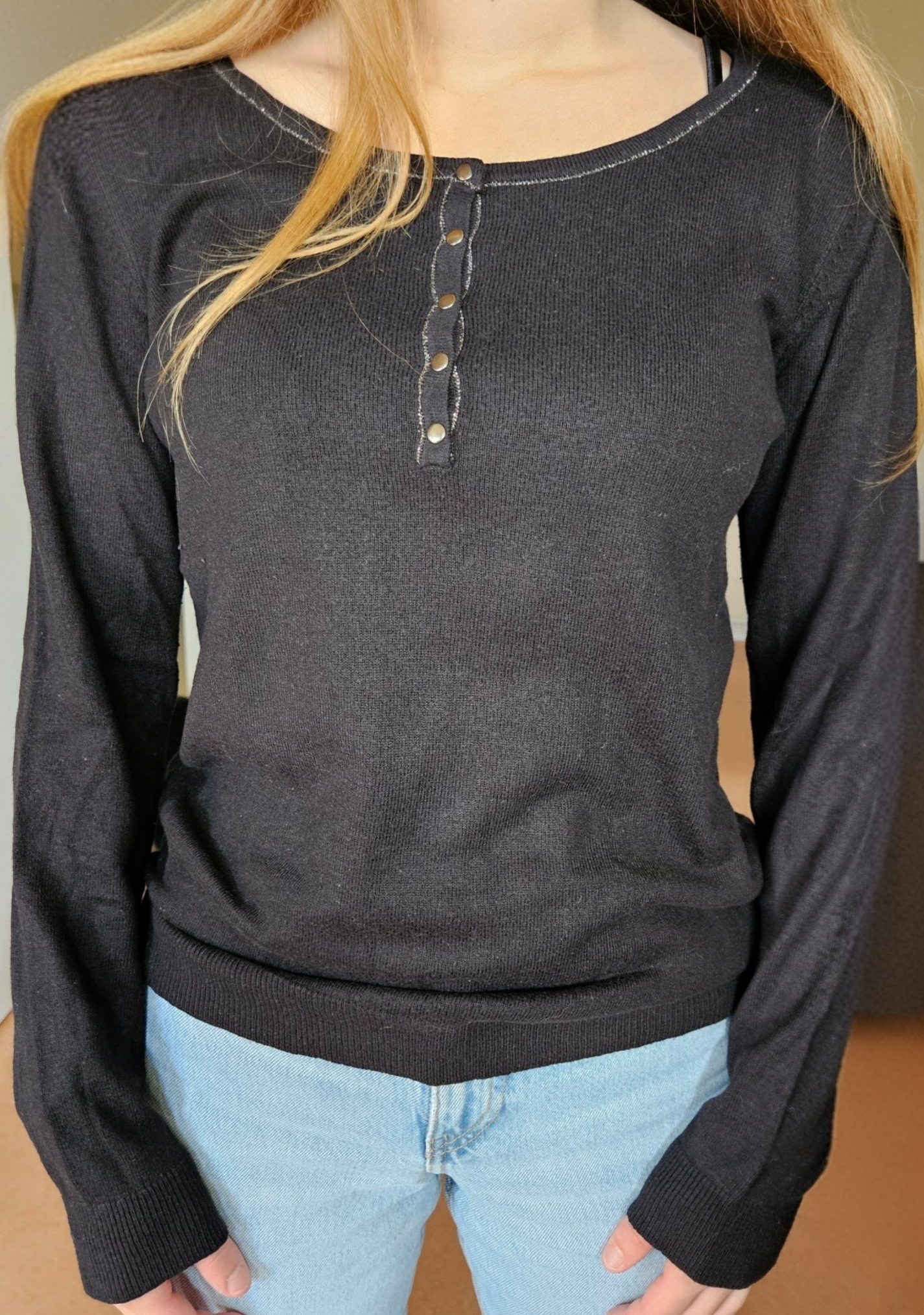 Pull Camaieu noir