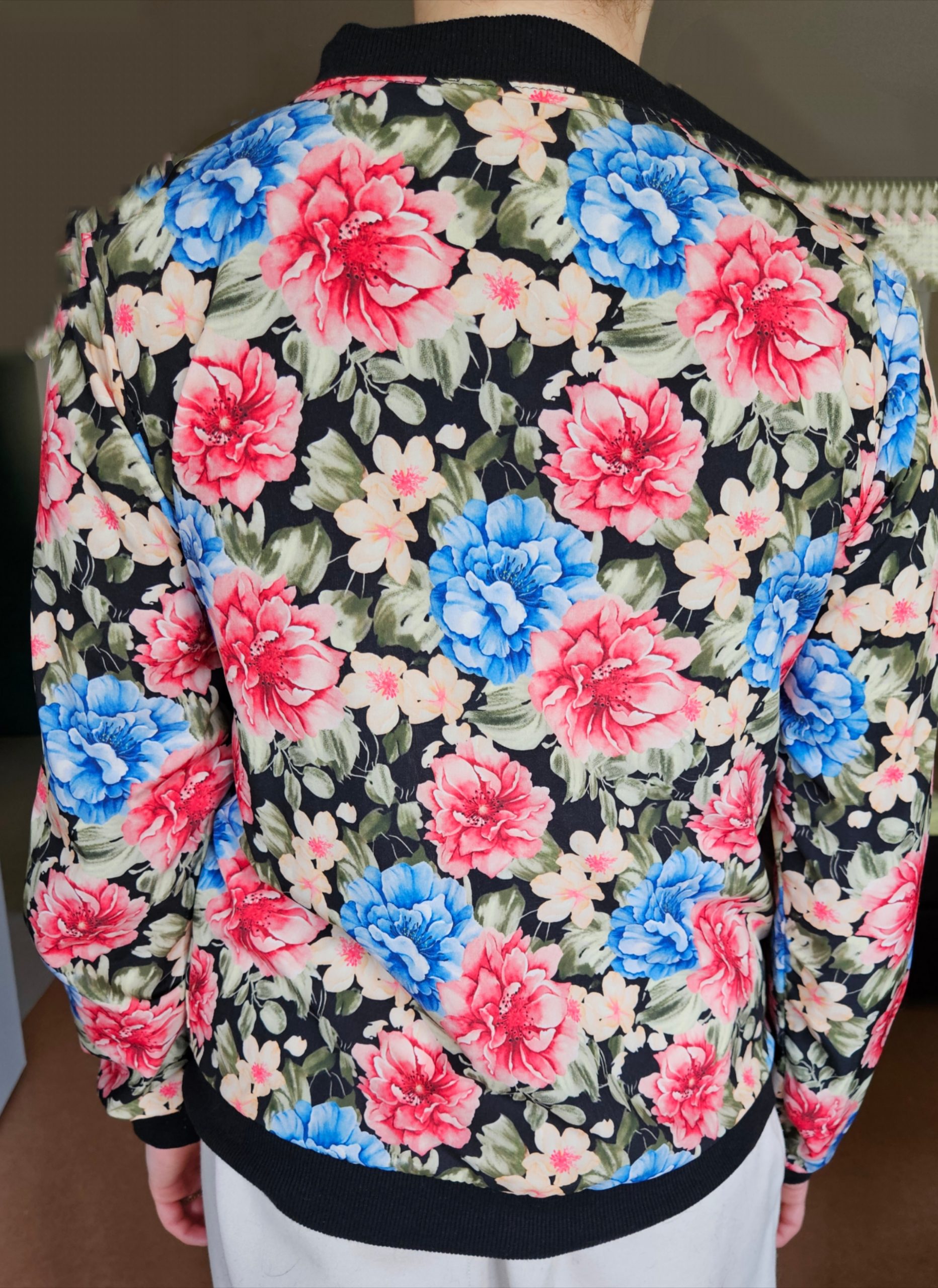 Veste à fleurs