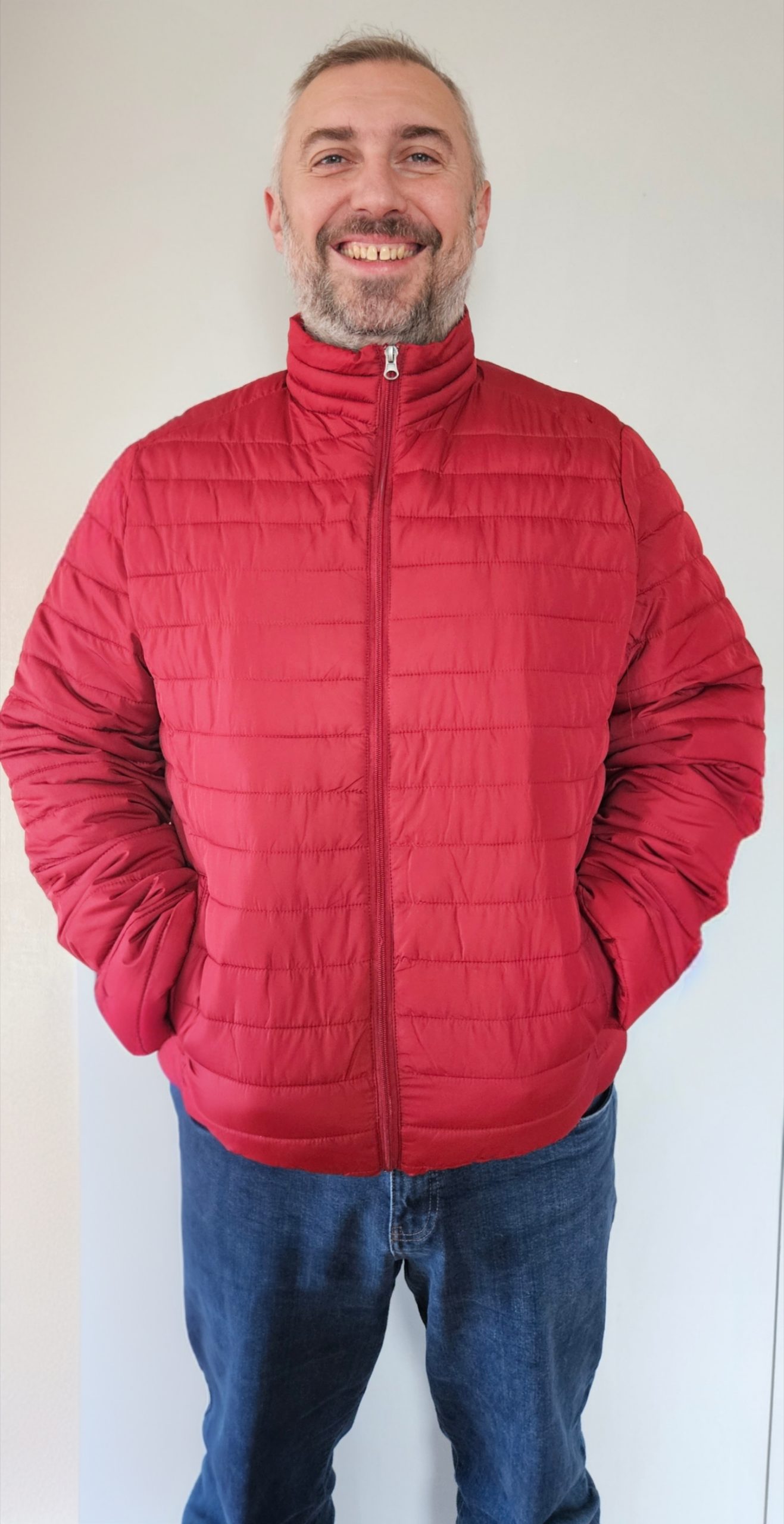Doudoune homme rouge