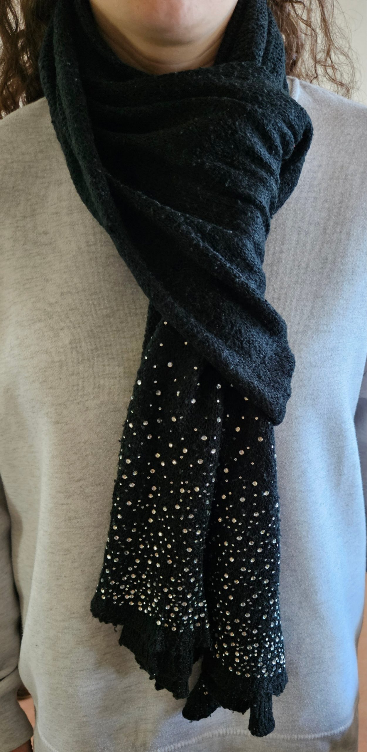 Echarpe à strass