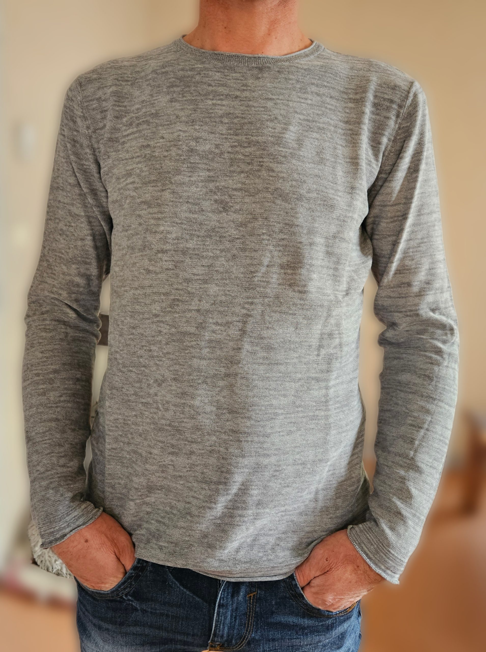 Pull Jack § Jones gris