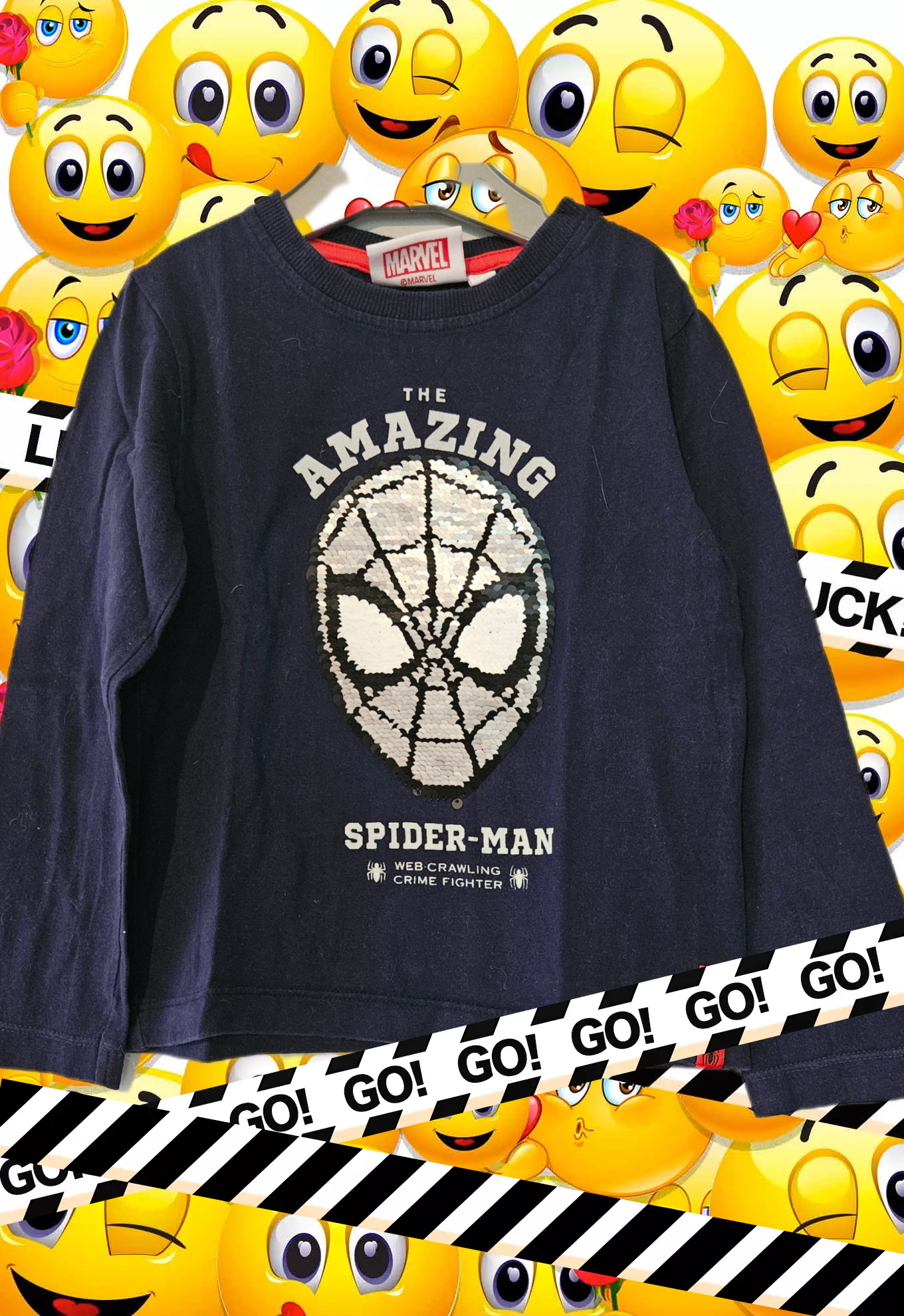 Tee-shirt manche longue Spiderman
