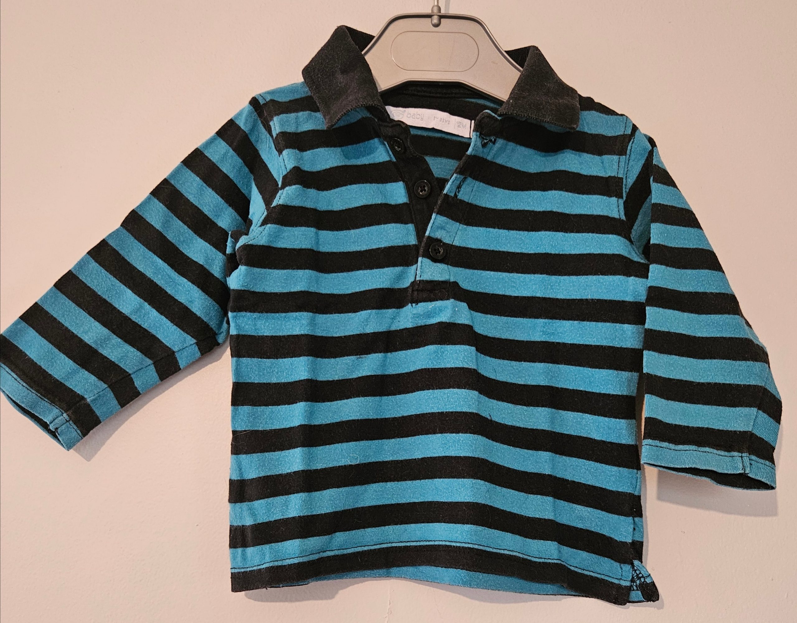 Polo rayé 12 mois
