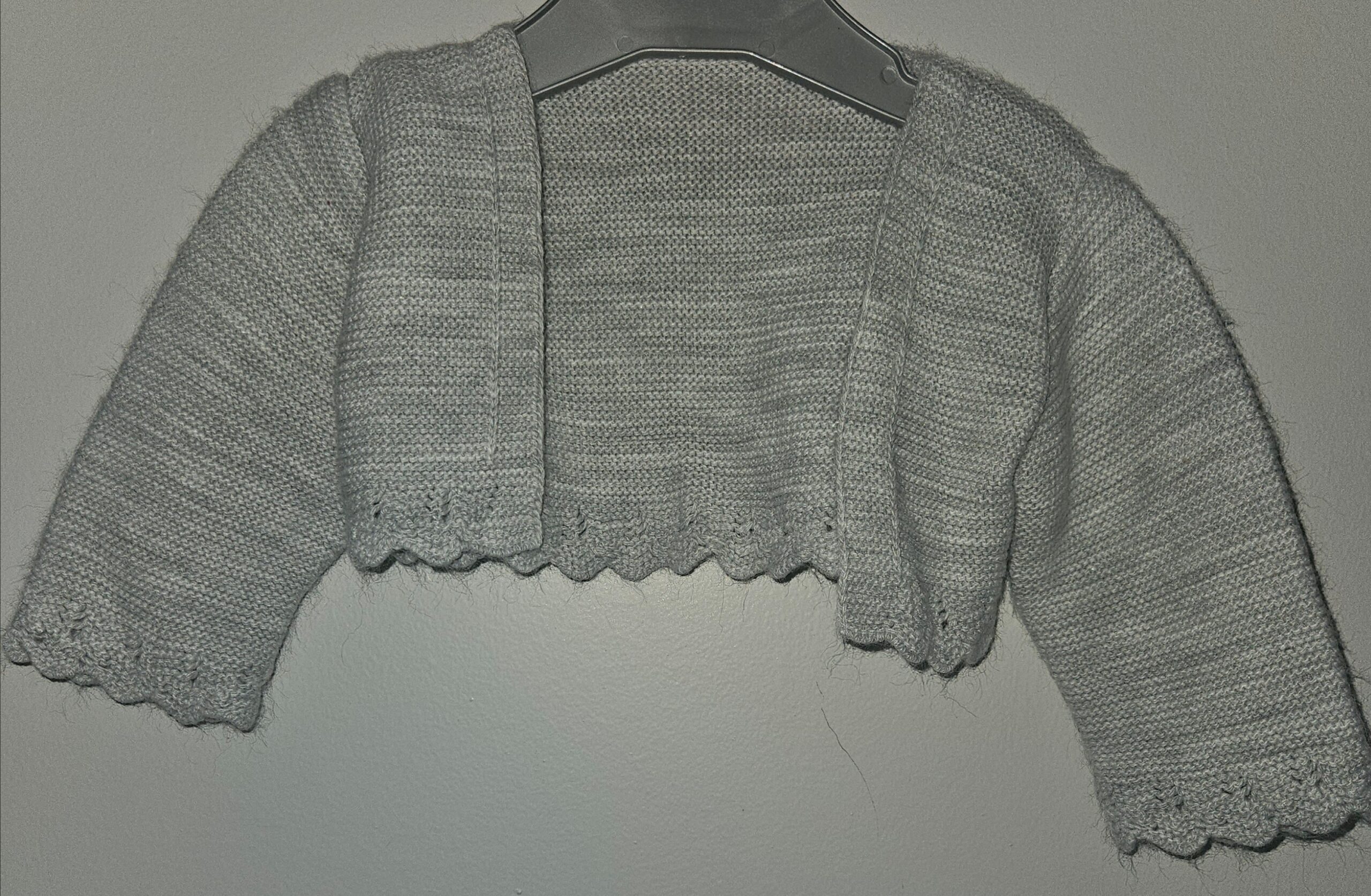 Gilet gris fille