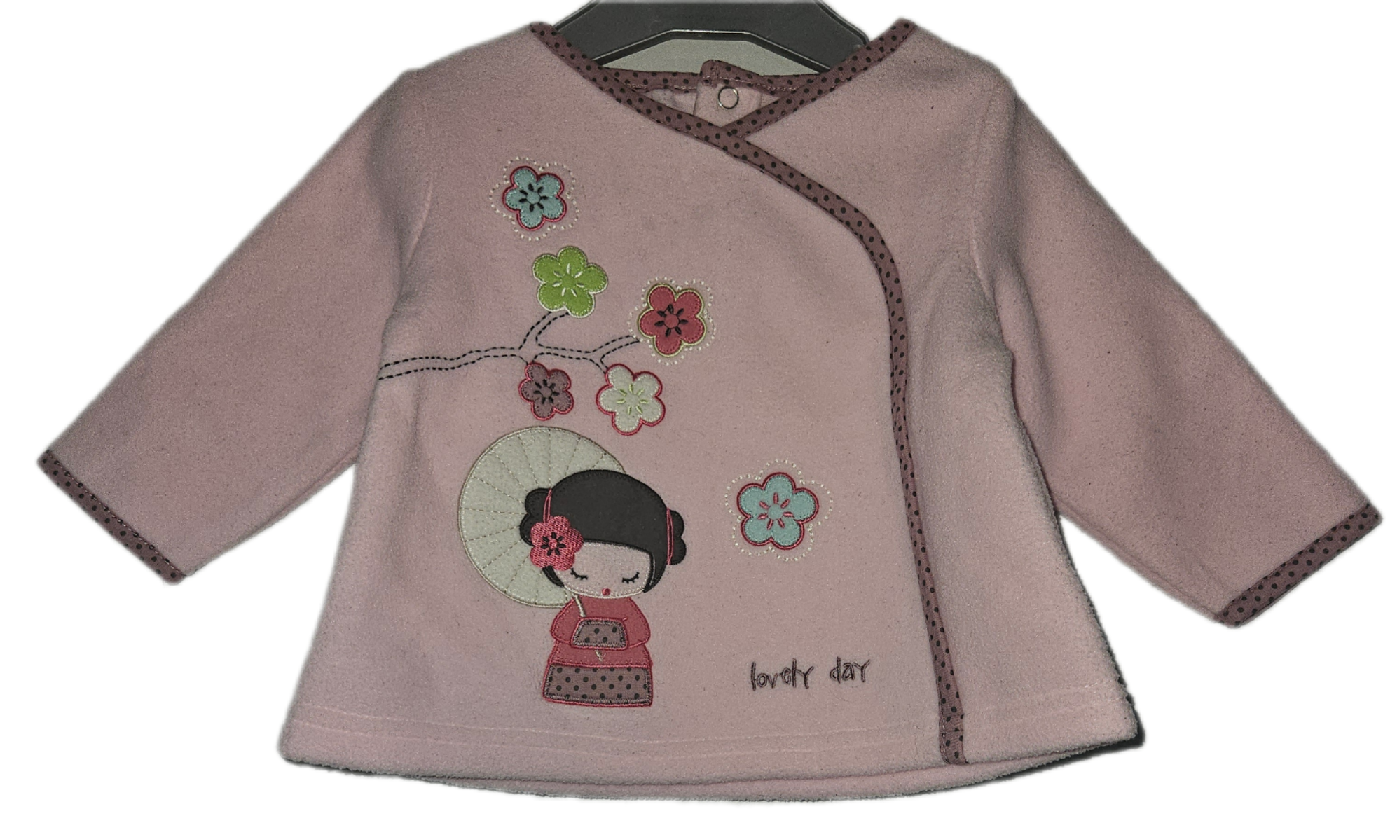Pull rose polaire