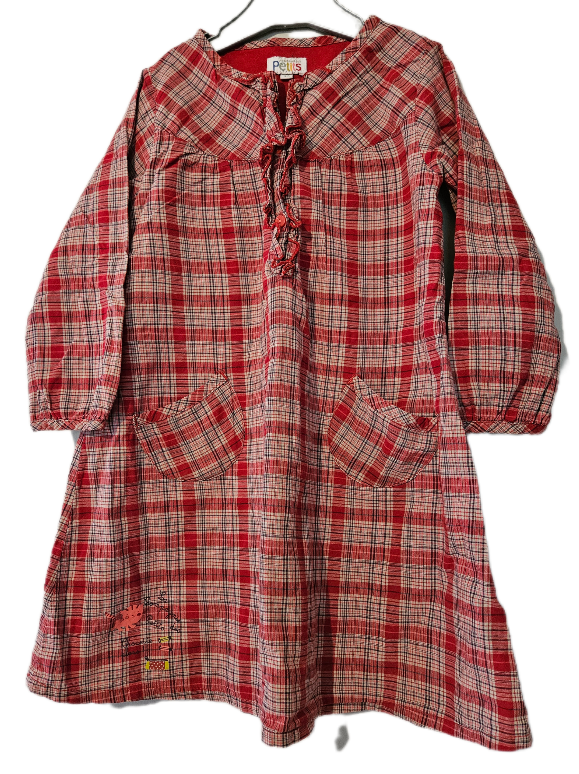 Robe rouge 4 ans