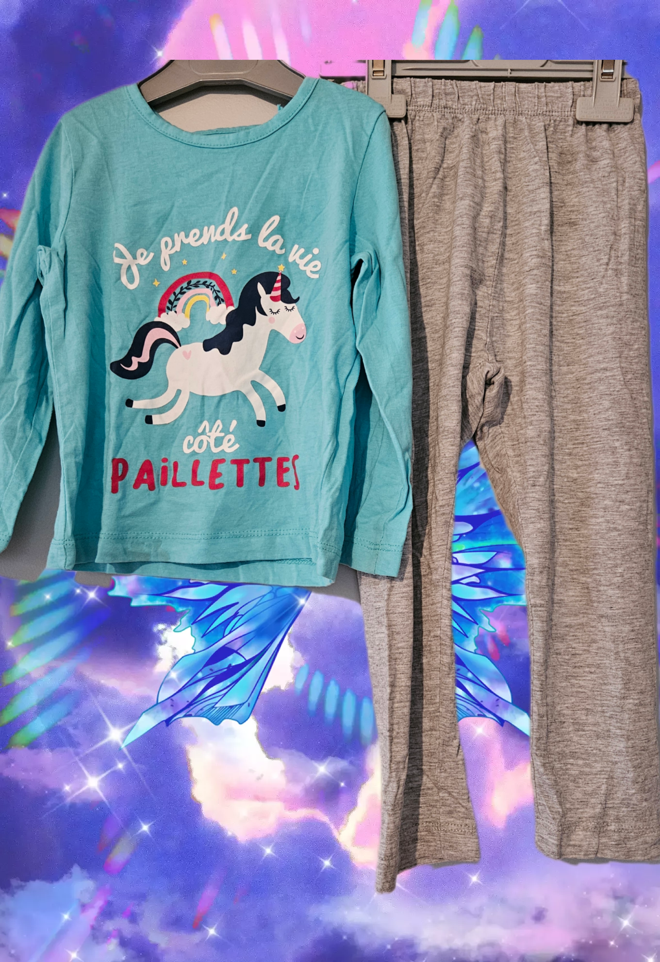 Pyjama 2 pièces fille