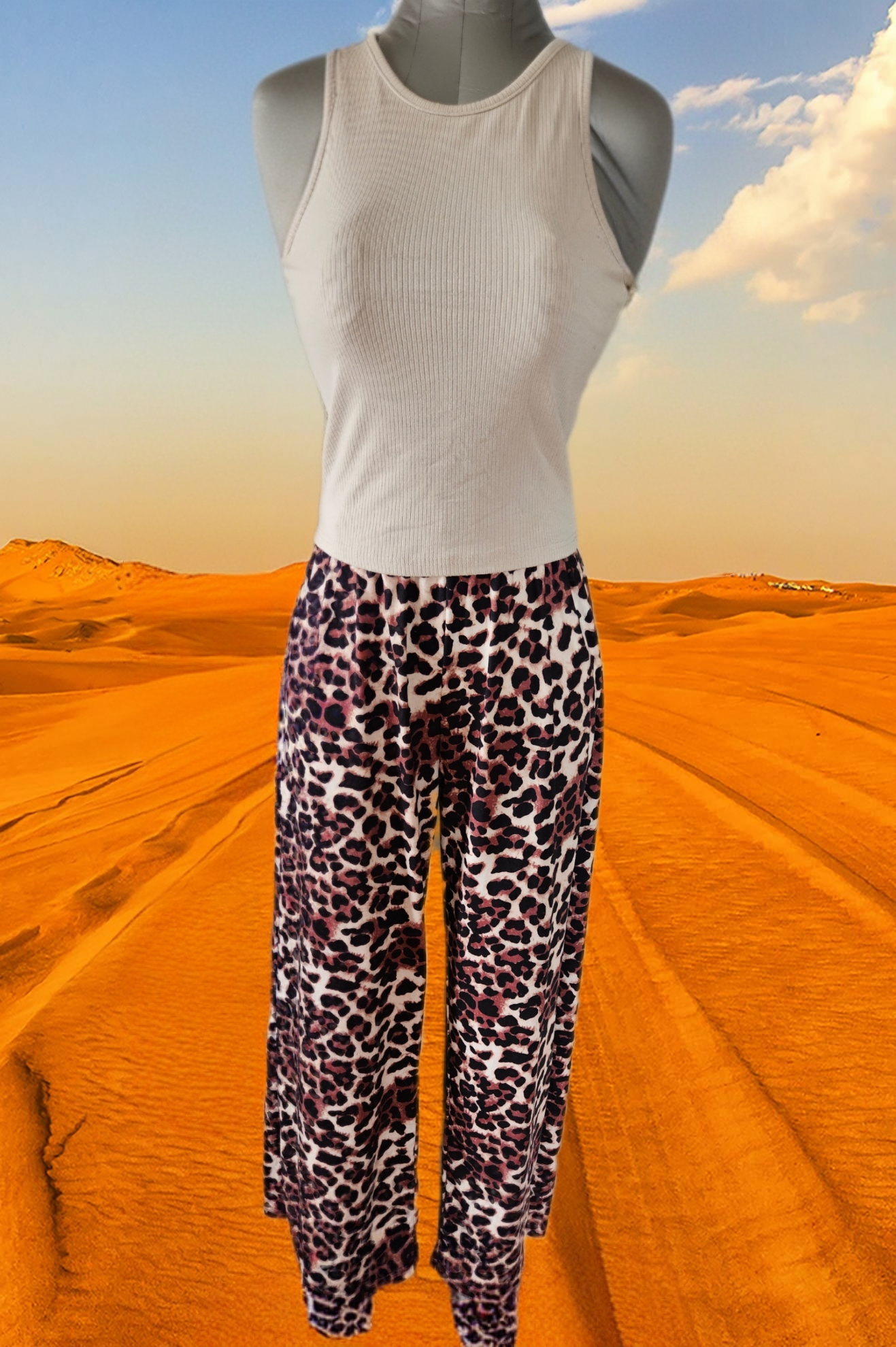 Pantalon léopard