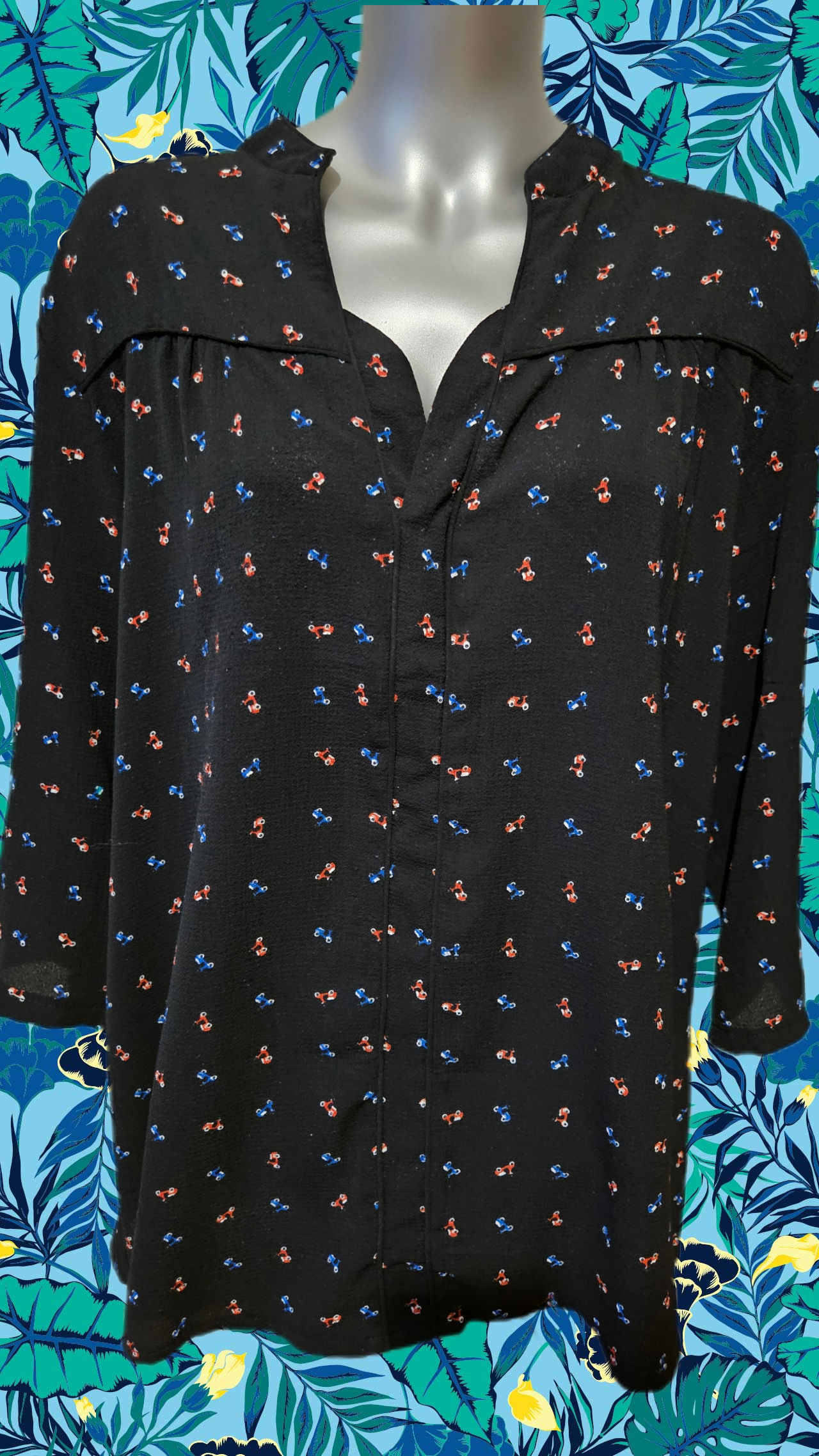 Blouse manche 3/4